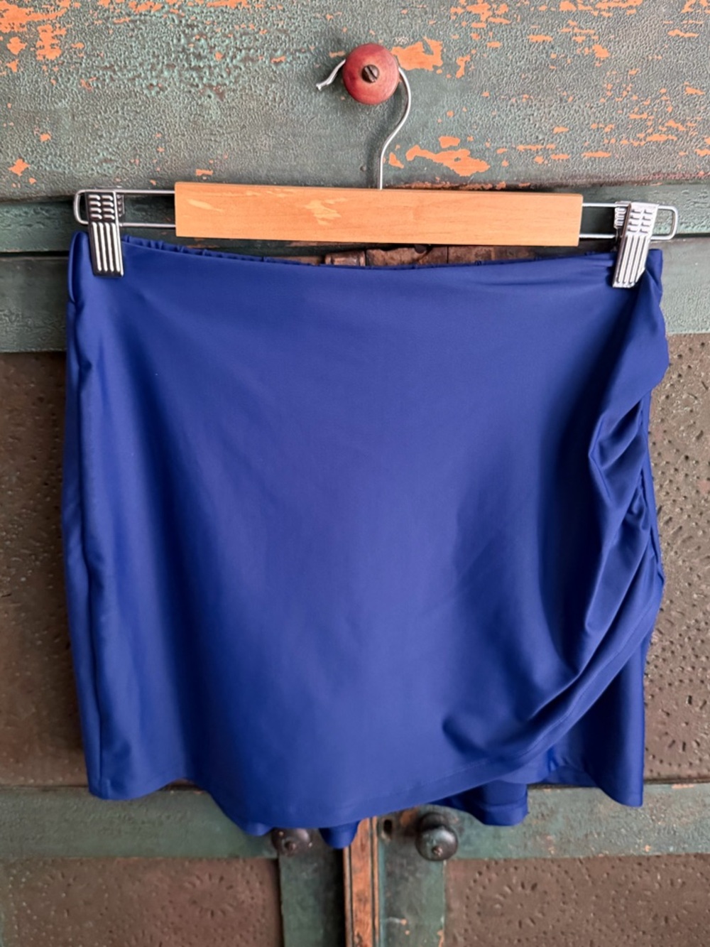 Quince Blue Swim Skirt Cover Up
